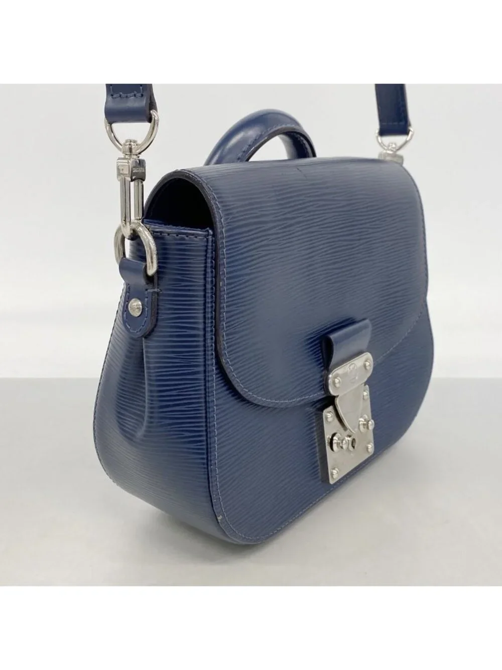 Louis Vuitton Handbag Epi Eden PM Andigo Blue 2-Way Bag